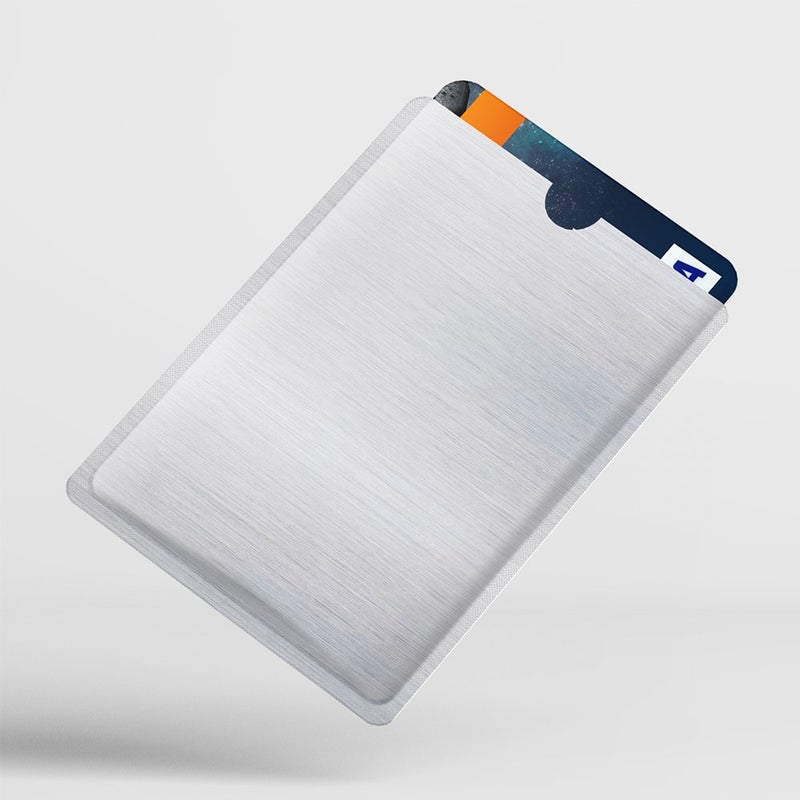 RFID Blocking Sleeve Anti Theft 4 Credit Card & 2 Passport Holder Wallet Pocket - Image 2
