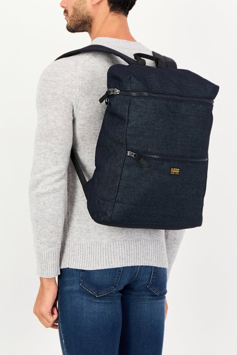 G-Star RAW Men Brand Logo Backpack, Navy - Image 5