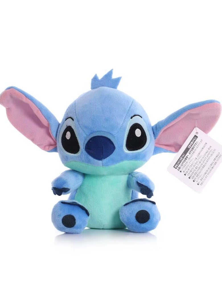 Generic Disney Cartoon Stitch Plush Dolls, Size 16Cm, Blue  - Image 1