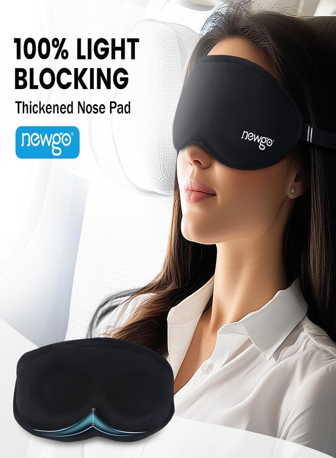 NEWGO Cooling Gel Eye Mask 3D Soft Cold Eye Mask, Eye Ice Pack with Zero Eye Pressure Hot Cold Therapy Blackout Sleep Mask for Puffiness, Dark Circles, Dry Eyes, Headaches and Stress Relief - Image 5