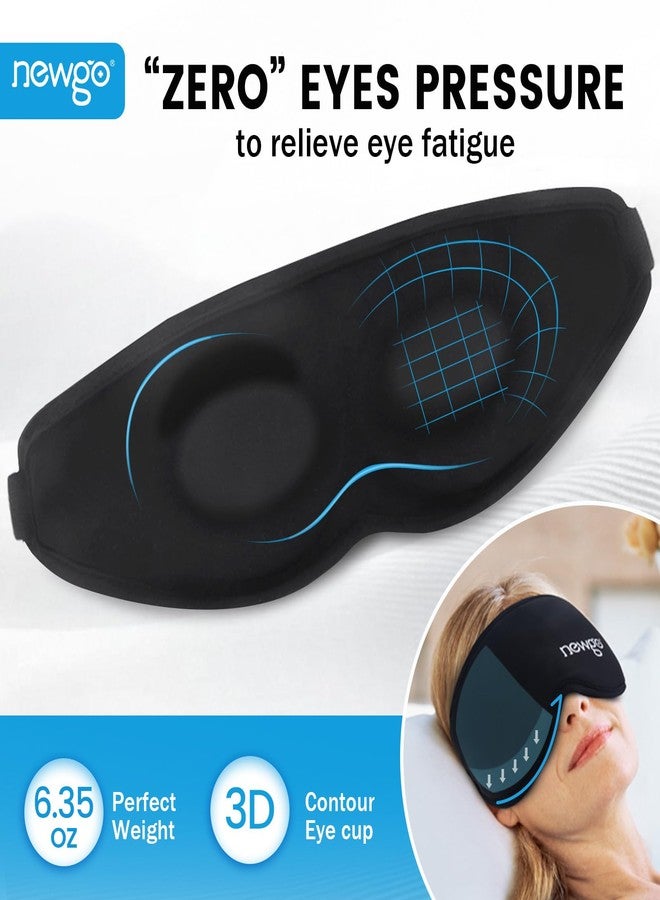 NEWGO Cooling Gel Eye Mask 3D Soft Cold Eye Mask, Eye Ice Pack with Zero Eye Pressure Hot Cold Therapy Blackout Sleep Mask for Puffiness, Dark Circles, Dry Eyes, Headaches and Stress Relief - Image 3
