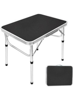Denzoz Folding Trestle Outdoor Camping Table Aluminum Alloy Outdoor Folding Picnic Table Lightweight Trestle Outdoor Camping Table For BBQ Party  - Image 1