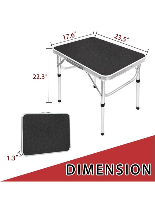 Denzoz Folding Trestle Outdoor Camping Table Aluminum Alloy Outdoor Folding Picnic Table Lightweight Trestle Outdoor Camping Table For BBQ Party  - Image 3