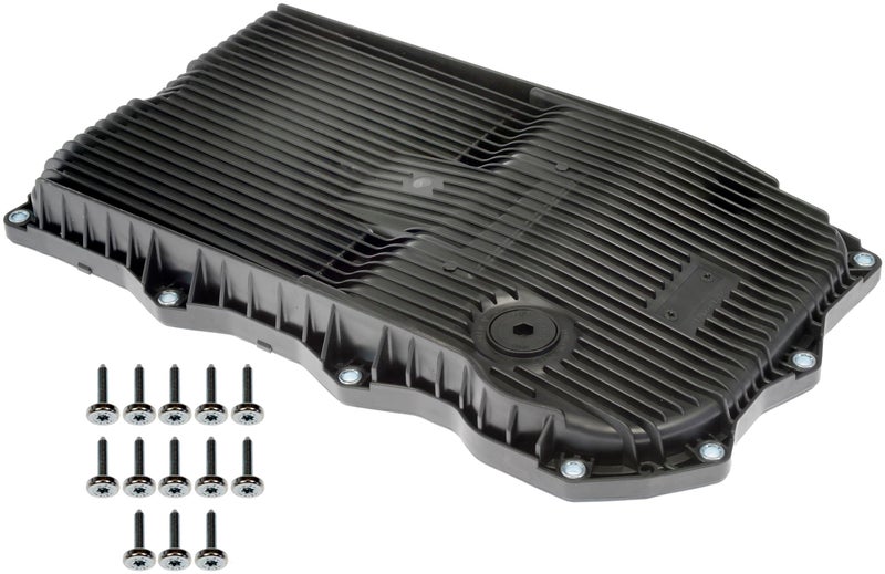 Dorman 265-850 Transmission Pan With Drain Plug, Gasket And Bolts Compatible with Select Models (OE FIX) - Image 1