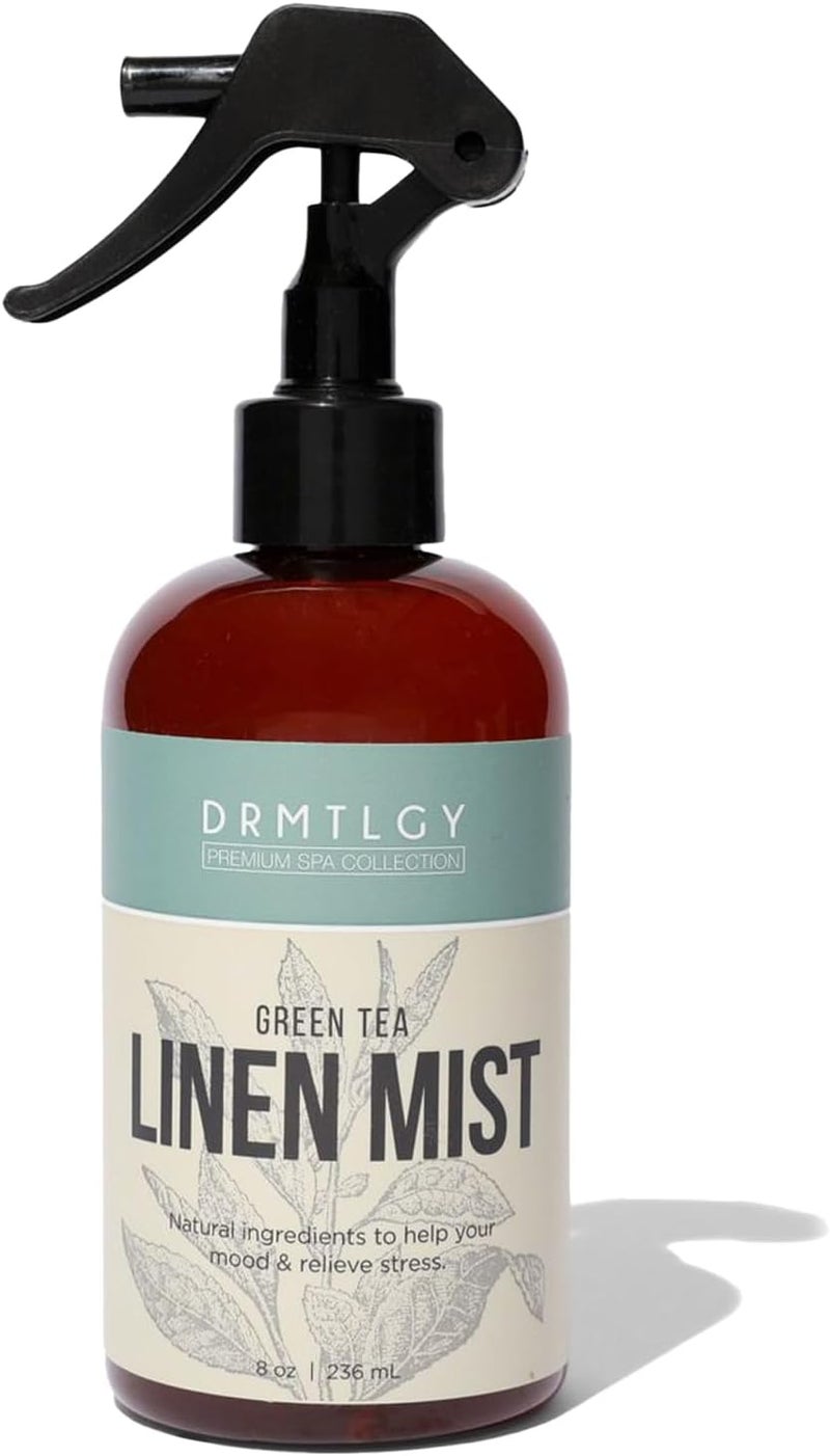 DRMTLGY Natural Green Tea Linen and Room Spray. Pure Essential Oils for a Pillow Spray, Linen Mist, and Fabric Spray. Aromatherapy Spray for Relaxation and Sleep. - Image 1