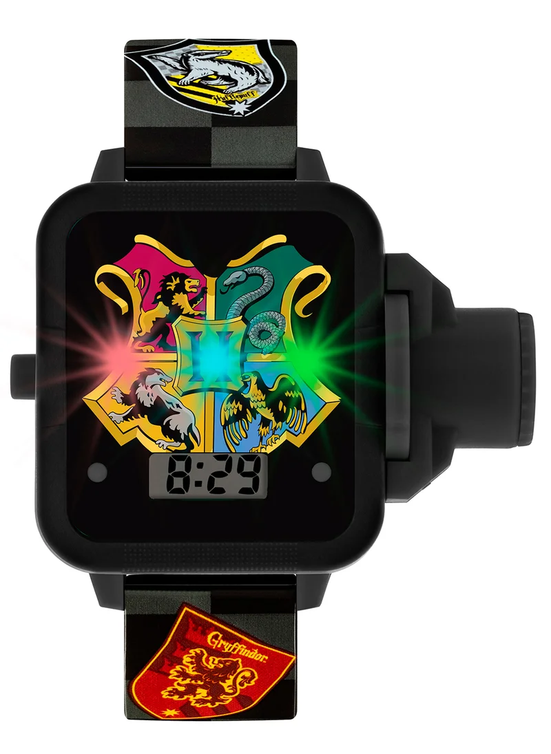 Harry Potter Warner Brothers Harry Potter Black Strap Projection Watch - HP4113