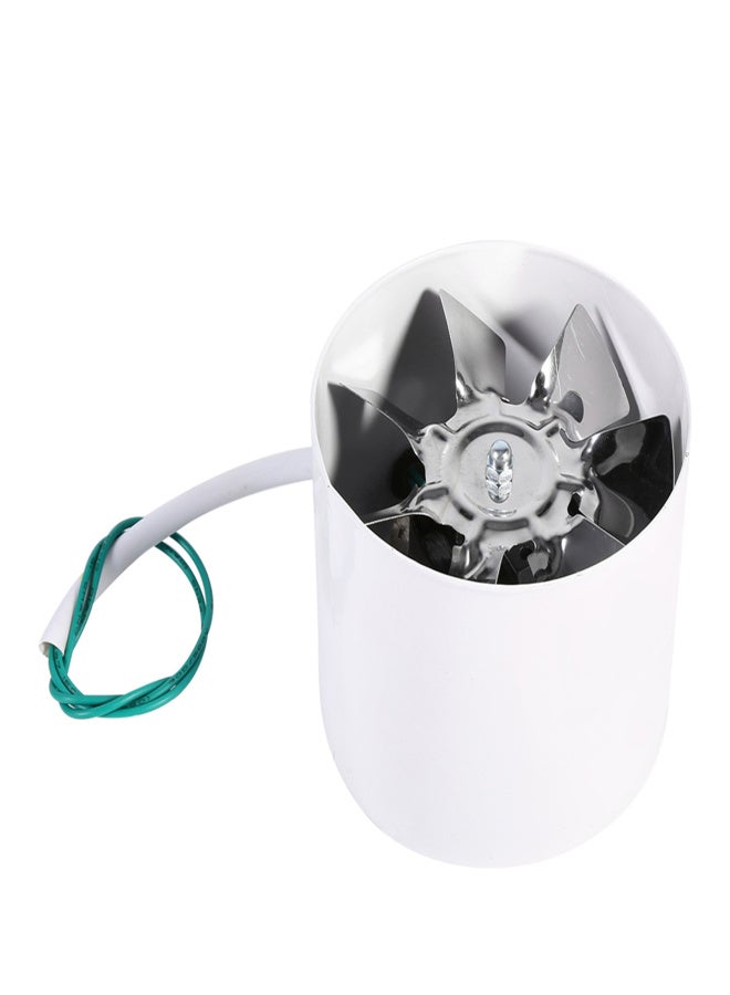 Inline Duct Fan Exhaust Ventilation Home Indoor Air Vent Cooling Steel Blade 220V 20W - Image 1