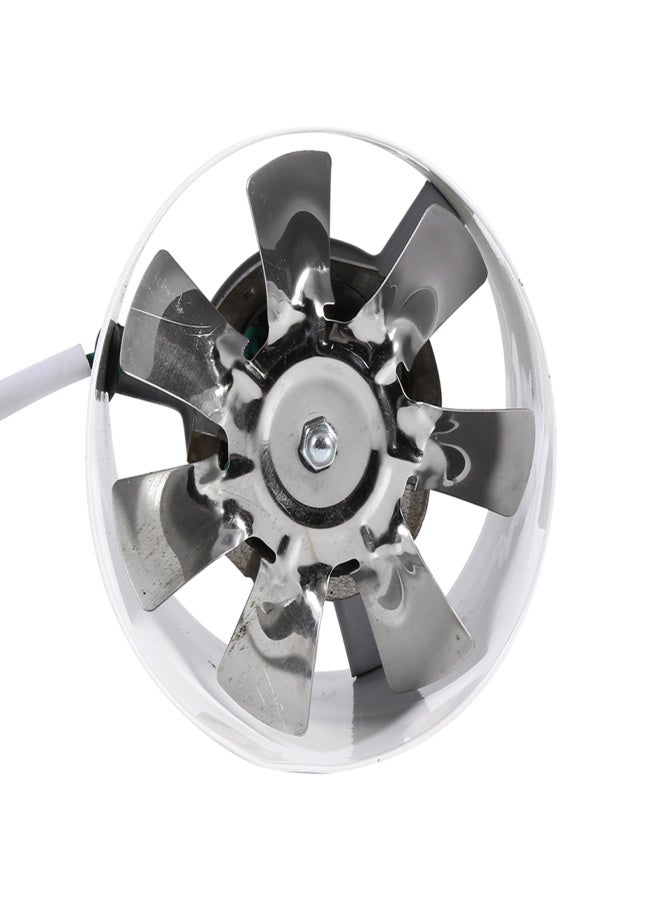Inline Duct Fan Exhaust Ventilation Home Indoor Air Vent Cooling Steel Blade 220V 20W - Image 4