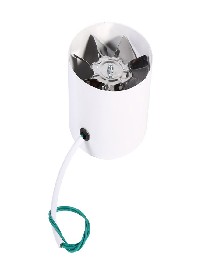 Inline Duct Fan Exhaust Ventilation Home Indoor Air Vent Cooling Steel Blade 220V 20W - Image 2
