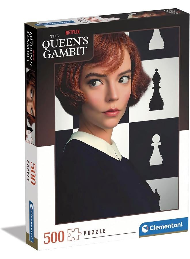 Clementoni 35131 queen's gambit 500 pieces, jigsaw adults, puzzle netflix-made in italy, multi-coloured - Image 4