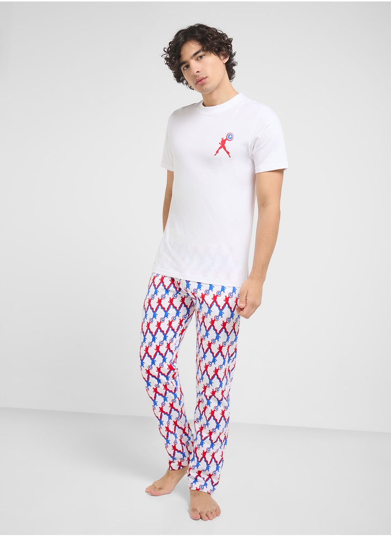 MARVEL Nightwear T-Shirt & Pants Set  - Image 1