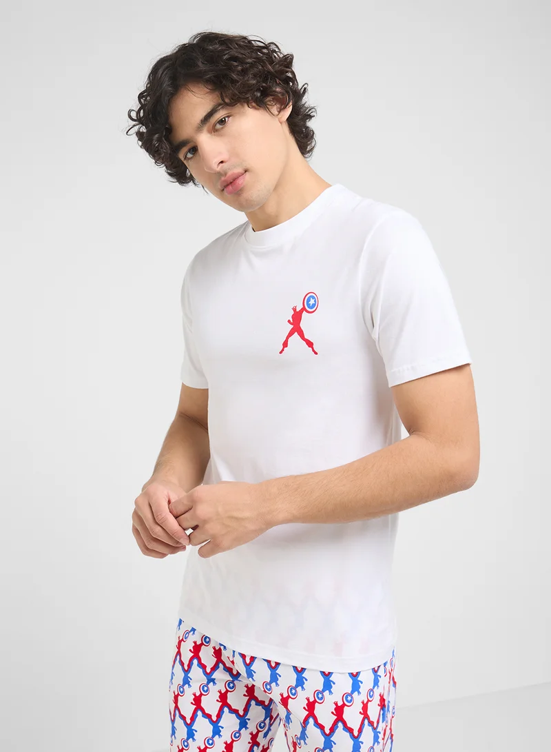 MARVEL Nightwear T-Shirt & Pants Set