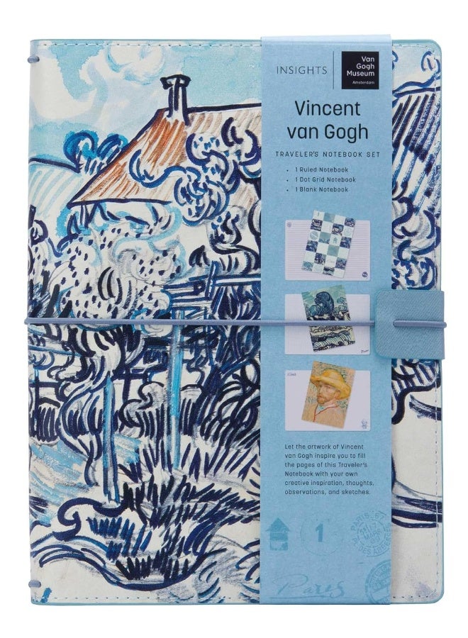Van Gogh Traveler's Notebook Set: (Refillable Notebook)  - Image 1