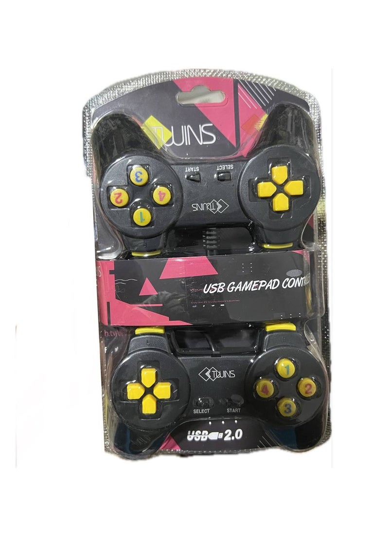 TWINS - USB Wired Double Controller Gamepad For Pc And Laptop - Image 1