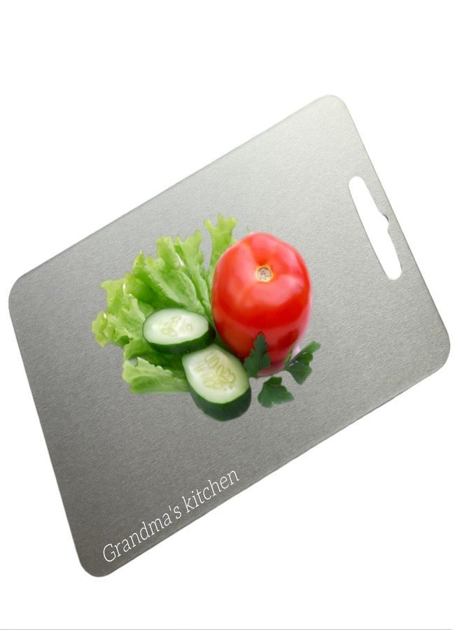 ACRSIKR Grandma Cutting Board Mothers Day Birthday Christmas Gift, Stainless Steel Titanium Cutting Board Grandma Gift for Kitchen - Image 1
