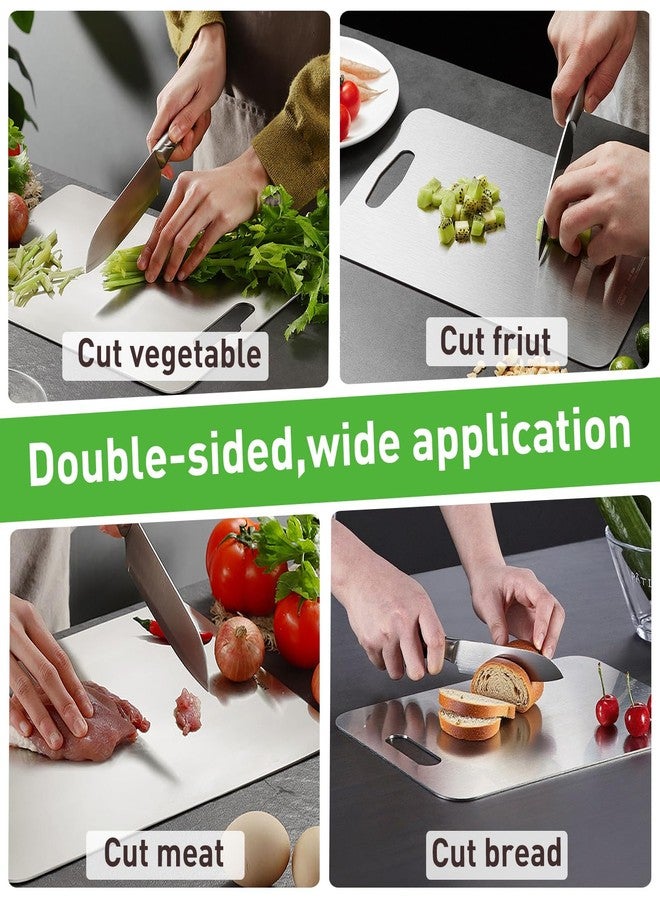 ACRSIKR Grandma Cutting Board Mothers Day Birthday Christmas Gift, Stainless Steel Titanium Cutting Board Grandma Gift for Kitchen - Image 3