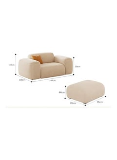 Poppins Home Poppins HOME Multifunctional Relaxing Living Room Sofas Armchair(L Shape) (L Shape+1+Ottoman, Right ARM)  - Image 2