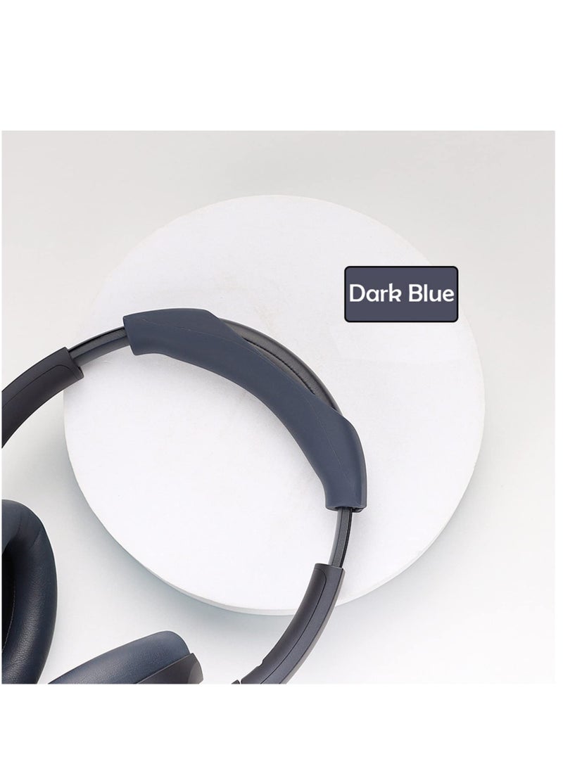 Generic - [Set of 2] Ear Pads Protective Case/Head Beam Sleeve Compatible with Sony WH-1000XM4/3 Silicone Ear Pads Headphones For Over Ear Headphones - Blue - Image 1
