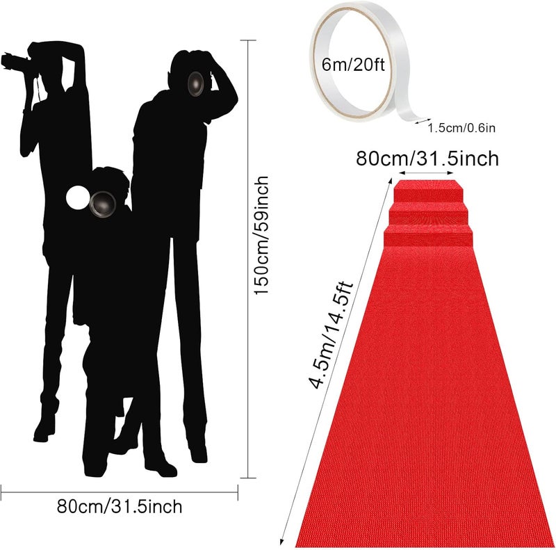 Timtin VIP Photography Backdrop and Red Carpet Set - Image 3