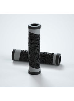 ENLEE Xr 20 Bike Handlebar Grips Design For Bmx Mountain Mtb Beach Cruiser Scooter Folding Comfortable Ergonomic Soft Non Slip Rubber Enhanced Cycling Experience (Black)  - Image 1