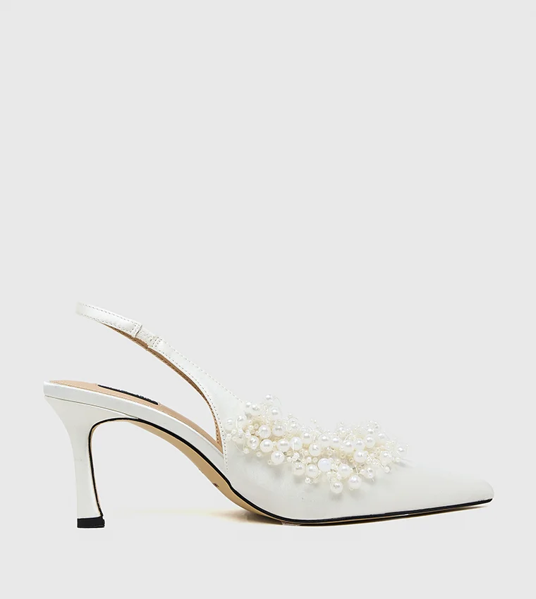 ناين ويست S4S96759 30 WHITE Women Heel Sandals