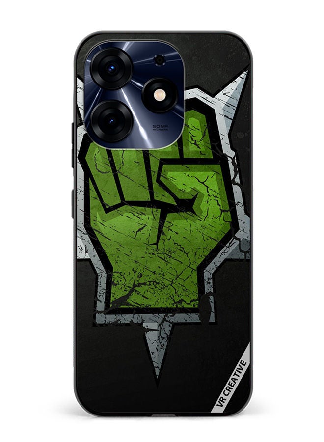 VR CREATIVE Protective Case Cover For Tecno Spark 10 Pro Hulk Design Multicolour - Image 1