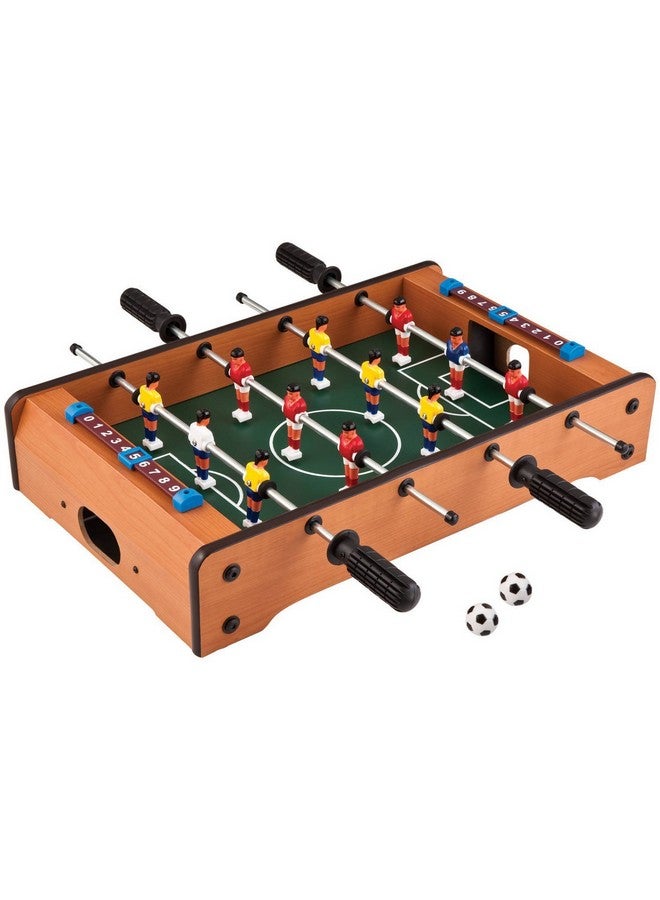 Plutofit® 20 Inches Wooden Mid-Sized Foosball, Mini Football, Table Soccer Game (Soccer Table Game) - Image 1