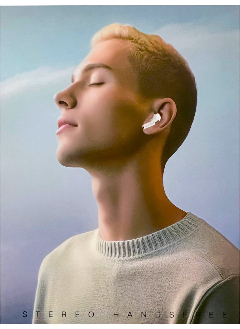 BYTER - YT-23052 High quality first generation Bluetooth headset, a wireless Bluetooth headset that supports wireless charging and is characterized by clear sound and noise isolation. It works on all mobile phones such as iPhone, Galaxy, Huawei - Image 1