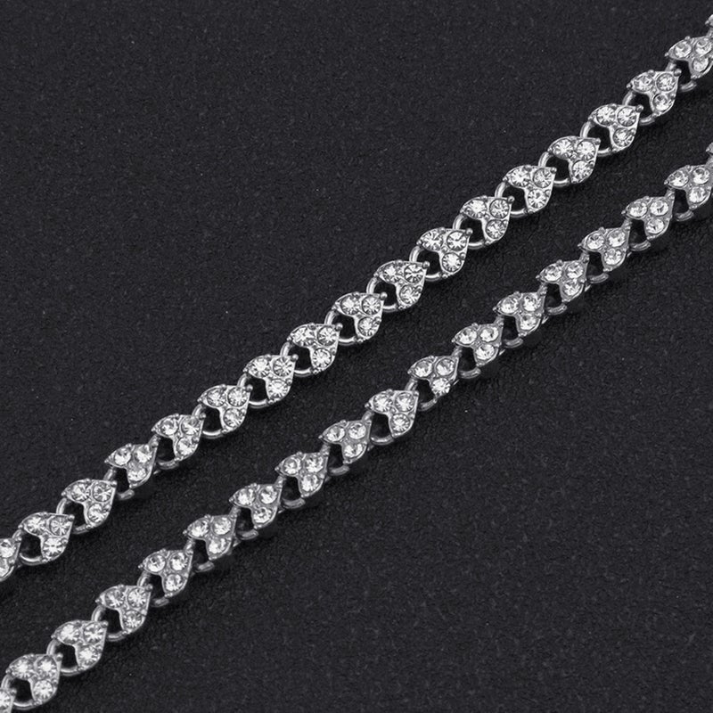 Roman Crystal Bangle Simple Female Zircon Bangle Hand Decorative Full Diamond Accessories - Image 4