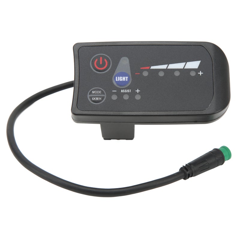 Electric Bike Power Display Meter Waterproof 5 Pin Interface ABS Housing LED Display Panel for Cycling 48V - Image 1