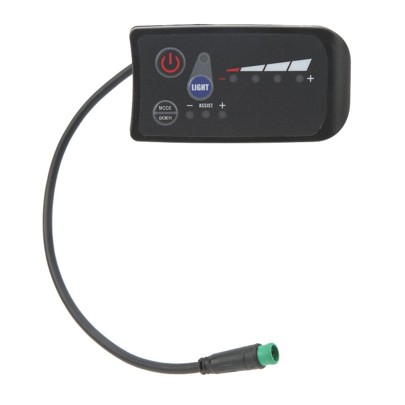 Electric Bike Power Display Meter Waterproof 5 Pin Interface ABS Housing LED Display Panel for Cycling 48V - Image 2