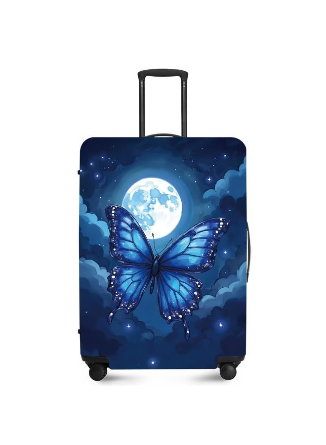 ANNA QUEEN Travel Luggage Cover Suitcase Protector Suitcase Cover Anti-Scratch,Stretchable Fit for 18-32Inch Luggage,Travel Bag Cover Washable Durable Polyester with Elastic Hem with Zipper Closure - Image 1