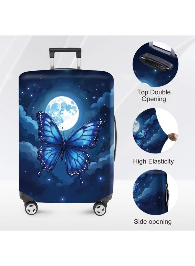 ANNA QUEEN Travel Luggage Cover Suitcase Protector Suitcase Cover Anti-Scratch,Stretchable Fit for 18-32Inch Luggage,Travel Bag Cover Washable Durable Polyester with Elastic Hem with Zipper Closure - Image 3