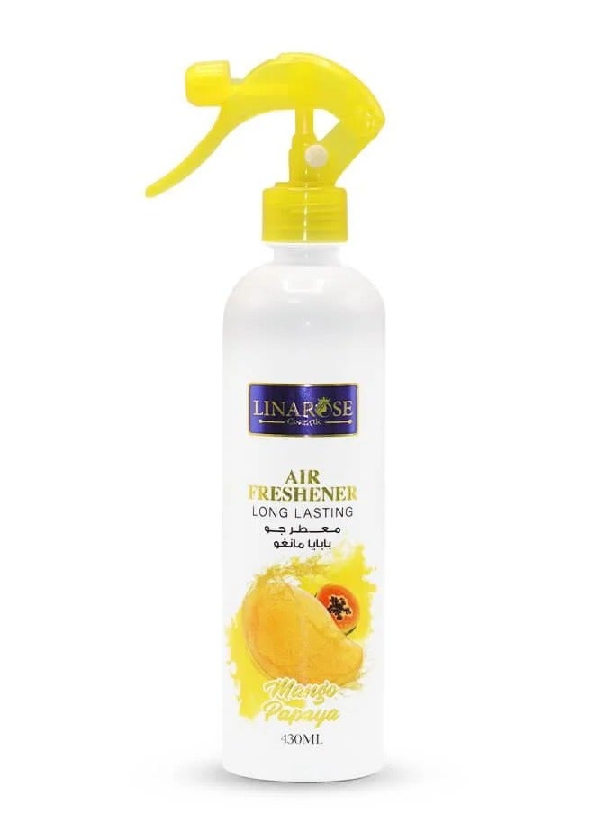 LINA ROSE Air freshener with papaya and mango scent - 430 ml