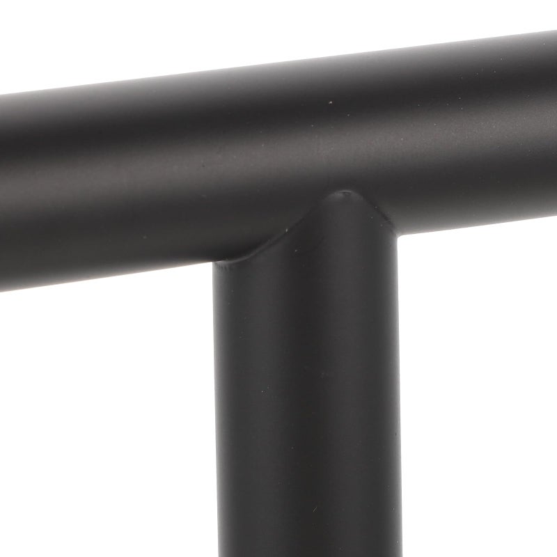 Matte Black Stainless Steel Standing Towel Holder Vertical Rack For Bathroom Vanity Kitchen - Image 4