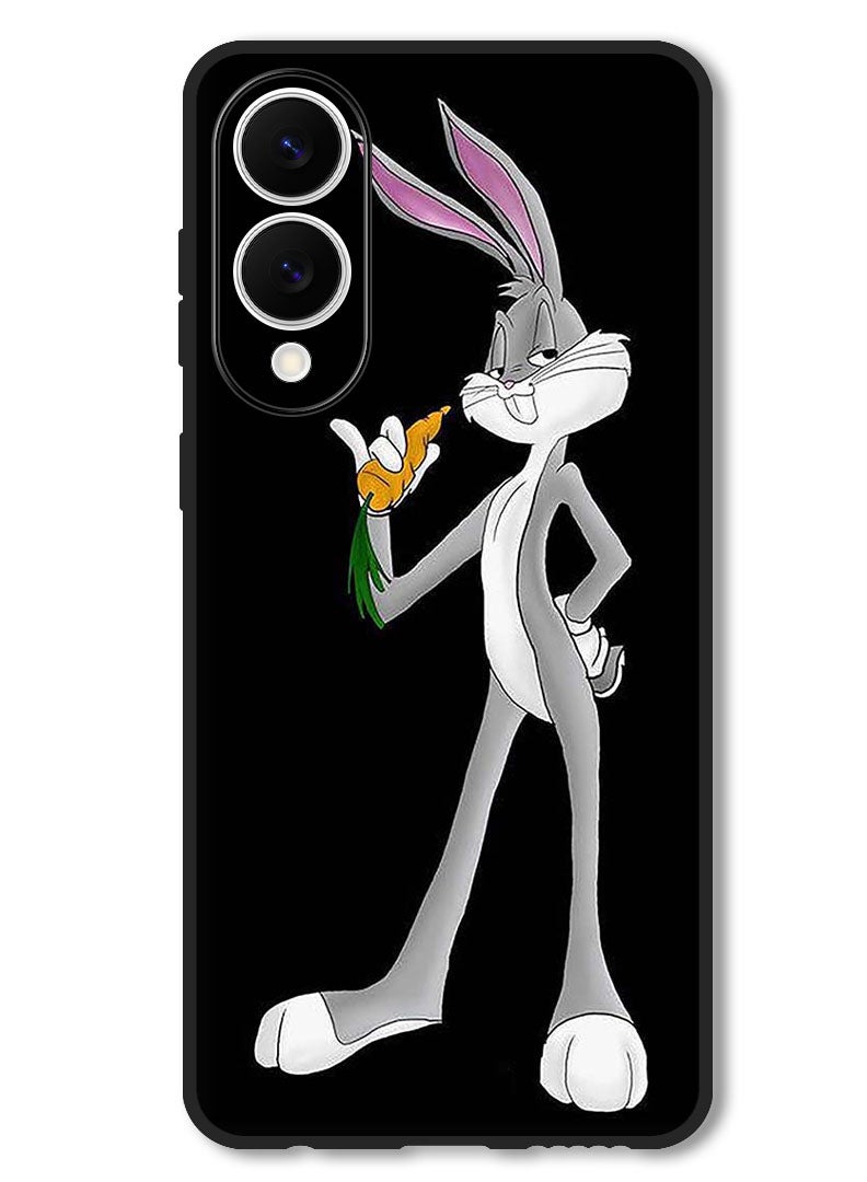 Theodor Case Compatible with Samsung Galaxy S25 Edge 6.7 Inch Protection Shockproof Bumper Cover Rabbit - Image 1
