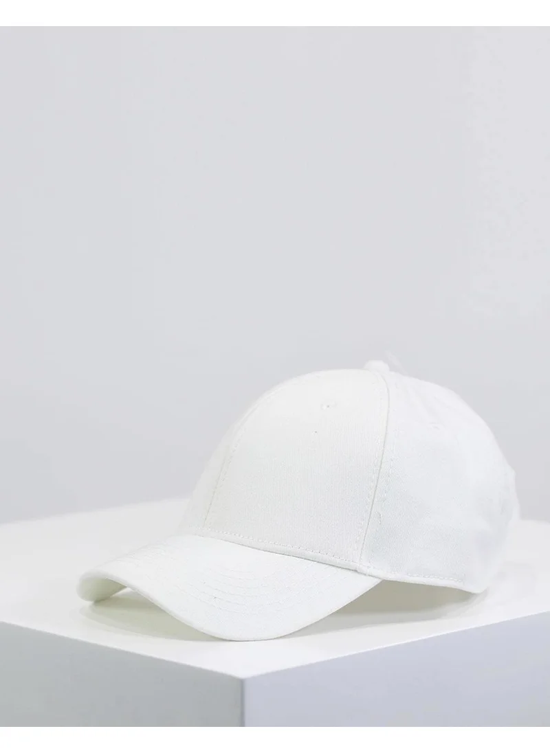 Bpm Beatpermode Flat Adjustable Belted Hat White