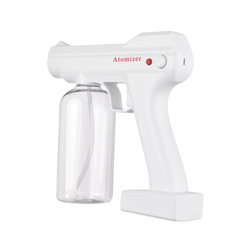 Handheld Blue Light Nano Atomizer Rechargeable Sterilizing Sprayer 800ml Portable Cordless Electric Spray Machine Adjustable Fog for Home Office Hotel School Restaurant Use - Image 2