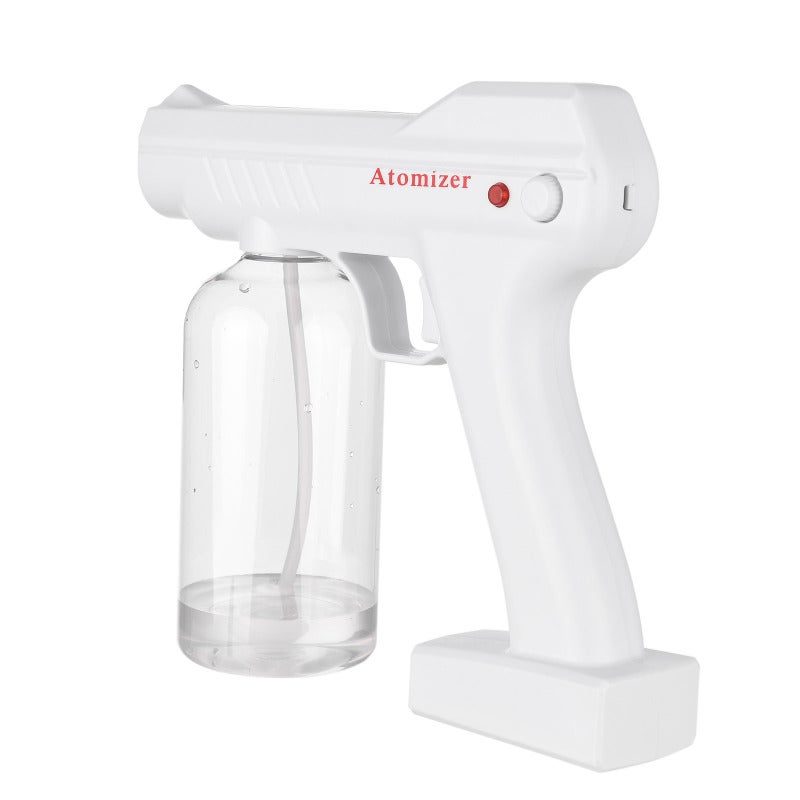 Handheld Blue Light Nano Atomizer Rechargeable Sterilizing Sprayer 800ml Portable Cordless Electric Spray Machine Adjustable Fog for Home Office Hotel School Restaurant Use - Image 5