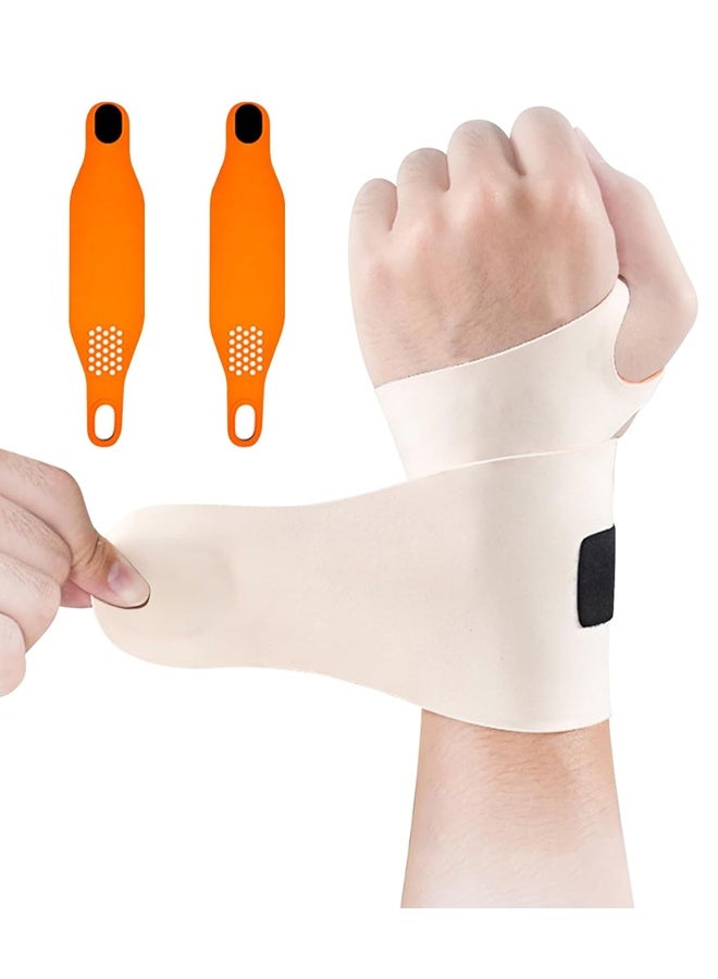 2 Pack Wrist Brace Support for Carpal Tunnel Pain Relief,Ulnar Wrist wraps Repetitive Wrist Use Injury - Image 1