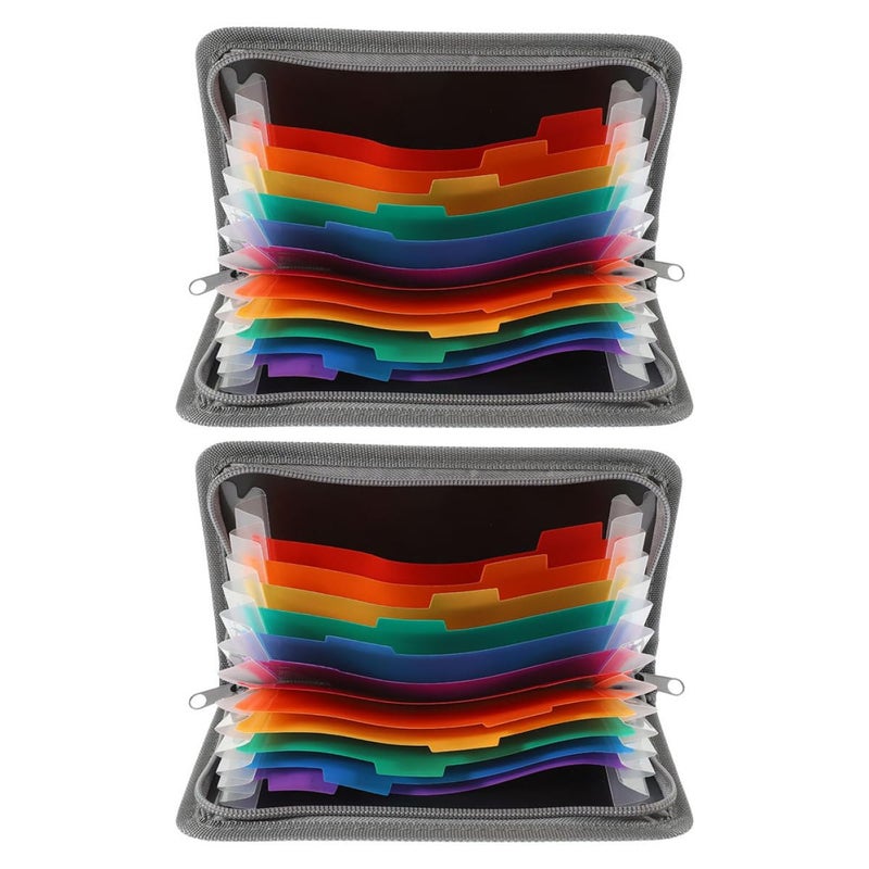 A6 Expanding File Organizer with Zipper Multi Layer Travel Document Storage Folder - Image 2