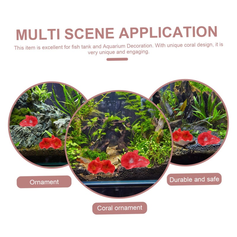Resin Aquarium Coral Decor Non Fading Fish Tank Shelter For Home Office - Image 4