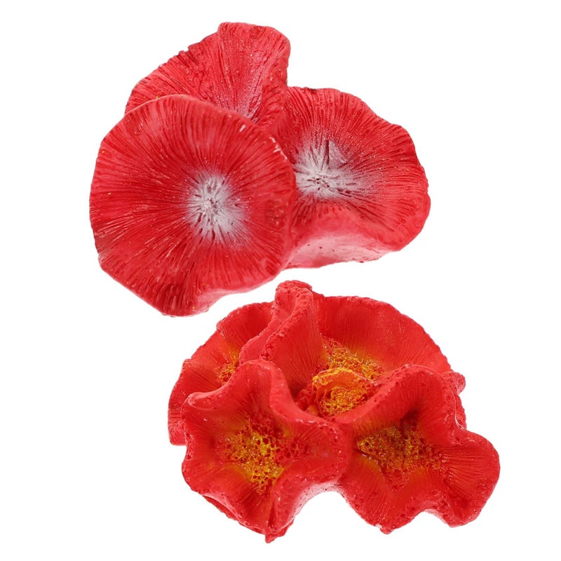 Resin Aquarium Coral Decor Non Fading Fish Tank Shelter For Home Office - Image 2