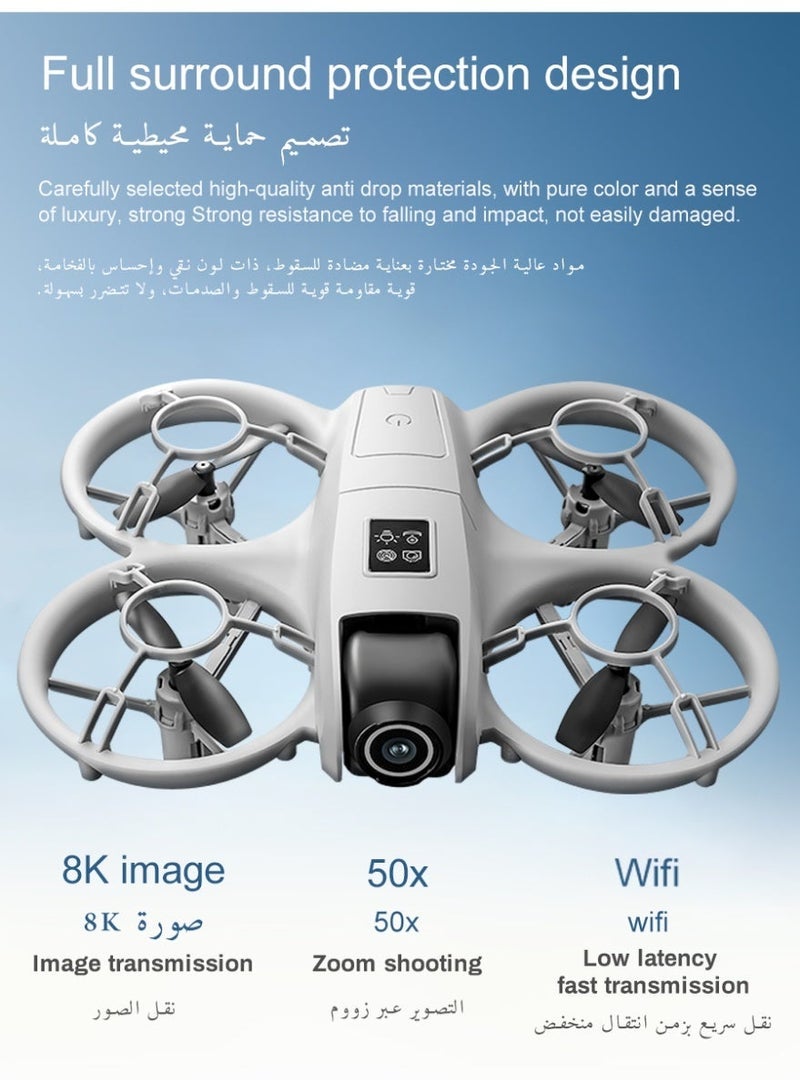 A beginner-friendly, pocket-sized mini aerial photography drone, featuring smart HD filming, all-round protection and intelligent obstacle avoidance - Image 4