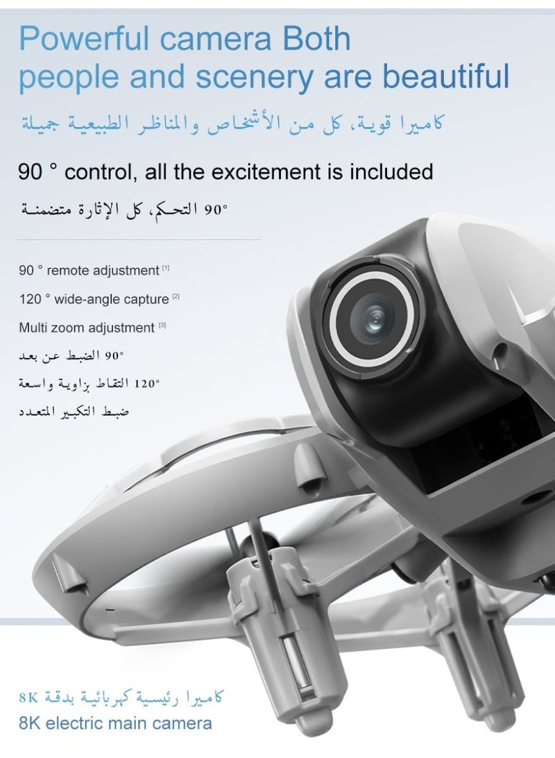 A beginner-friendly, pocket-sized mini aerial photography drone, featuring smart HD filming, all-round protection and intelligent obstacle avoidance - Image 3