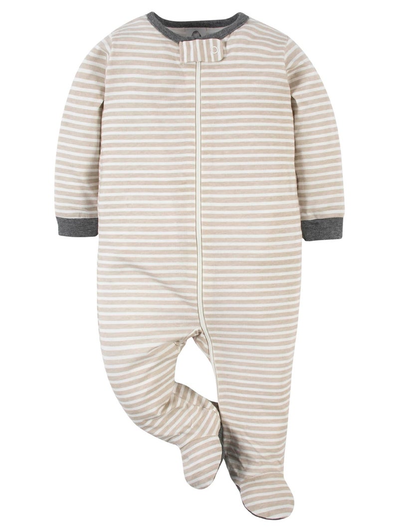 Gerber Baby Boys 4 Pack 'N Play Footie And Toddler Sleepers, Red Dino, Newborn US - Image 2