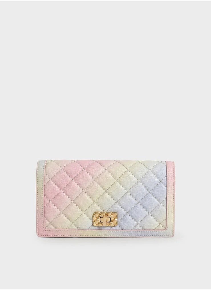 Charles & Keith Charles & Keith Micaela Quilted Long Wallet  - Image 1