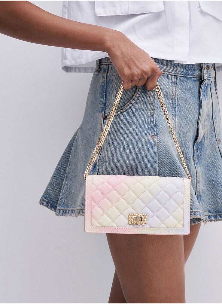 Charles & Keith Charles & Keith Micaela Quilted Long Wallet  - Image 2