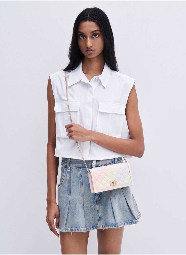 Charles & Keith Charles & Keith Micaela Quilted Long Wallet  - Image 4