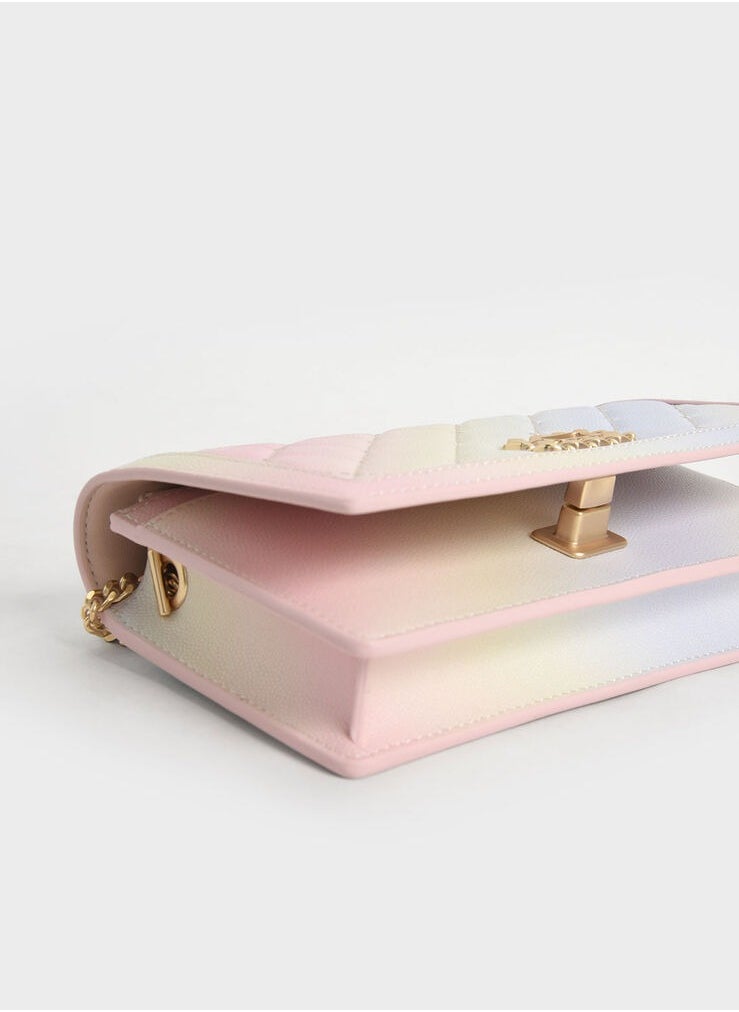 Charles & Keith Charles & Keith Micaela Quilted Long Wallet  - Image 5